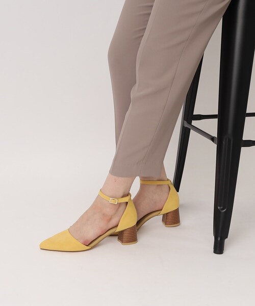 ESPERANZA(エスペランサ)の「【日本製】ミドルヒールアンクルストラップパンプス(パンプス・レディース・ブラック系/こしょう色系1/イエロー系・M/LL/L/S)」の20枚目の写真