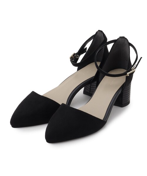 ESPERANZA(エスペランサ)の「【日本製】ミドルヒールアンクルストラップパンプス(パンプス・レディース・ブラック系/こしょう色系1/イエロー系・M/LL/L/S)」の4枚目の写真