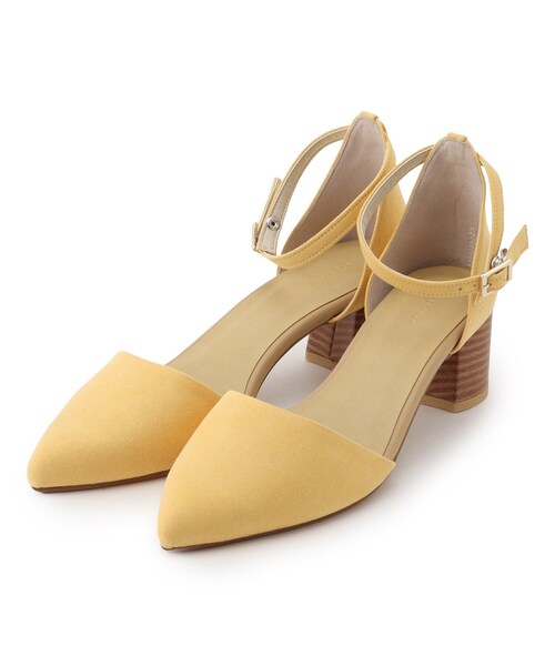 ESPERANZA(エスペランサ)の「【日本製】ミドルヒールアンクルストラップパンプス(パンプス・レディース・ブラック系/こしょう色系1/イエロー系・M/LL/L/S)」の5枚目の写真