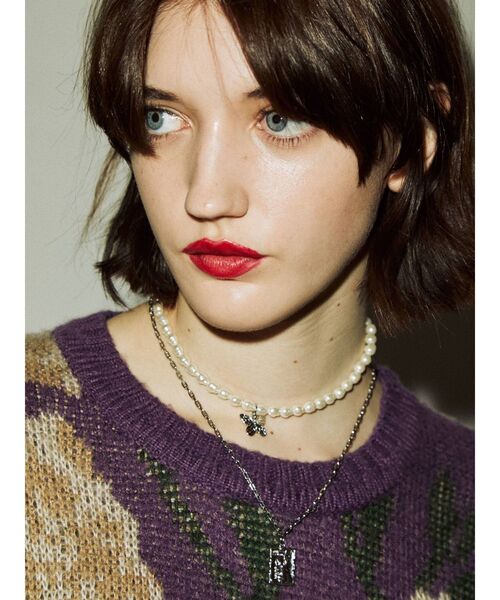 jouetie（ジュエティ）の「モチーフトップダブルネックレス（ネックレス・レディース・シルバー/ゴールド・FREE）」の3枚目の写真