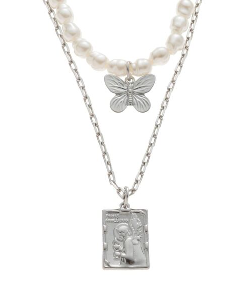 jouetie（ジュエティ）の「モチーフトップダブルネックレス（ネックレス・レディース・シルバー/ゴールド・FREE）」の9枚目の写真