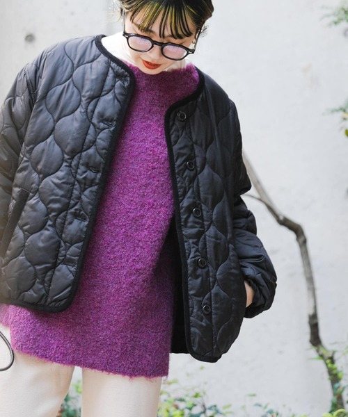 瓢箪キルト中綿ブルゾン