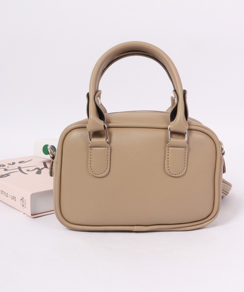 FUNALIVE（ファンアライブ）の「eleve select SEOUL FASHION 2WAYショルダー ポーチ付き（ショルダーバッグ・レディース・ブラック/ホワイト/ピンク/グレー/ベージュ・FREE）」の16枚目の写真