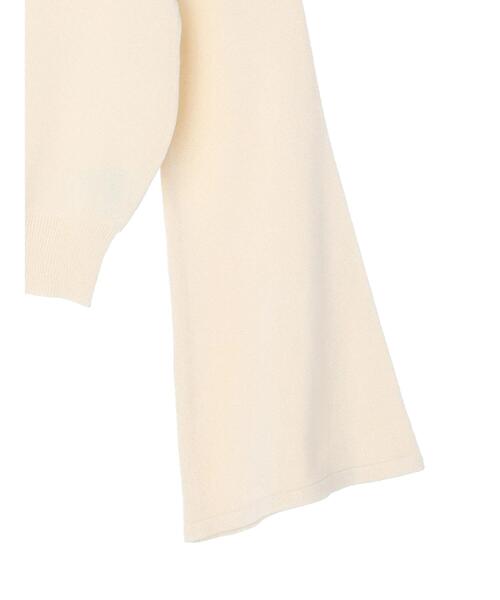 earth music&ecology（アースミュージックアンドエコロジー）の「2wayショルダースリットニットプルオーバー（ニット/セーター・レディース・ブラック/ブルーグリーン/オフホワイト・FREE）」の14枚目の写真