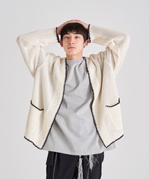 DISCOVERED ディスカバード /シェルステッチメッシュニットカーディガン DISCOVERED（ディスカバード）の「DISCOVERED ディスカバード