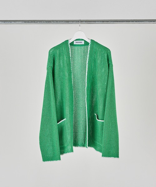 DISCOVERED ディスカバード /シェルステッチメッシュニットカーディガン DISCOVERED（ディスカバード）の「DISCOVERED ディスカバード