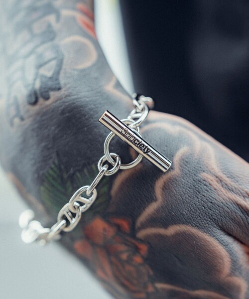 Subciety(サブサエティ)の「ANCHOR CHAIN BRACELET(ブレスレット・メンズ・シルバー/ゴールド・FREE)」の4枚目の写真