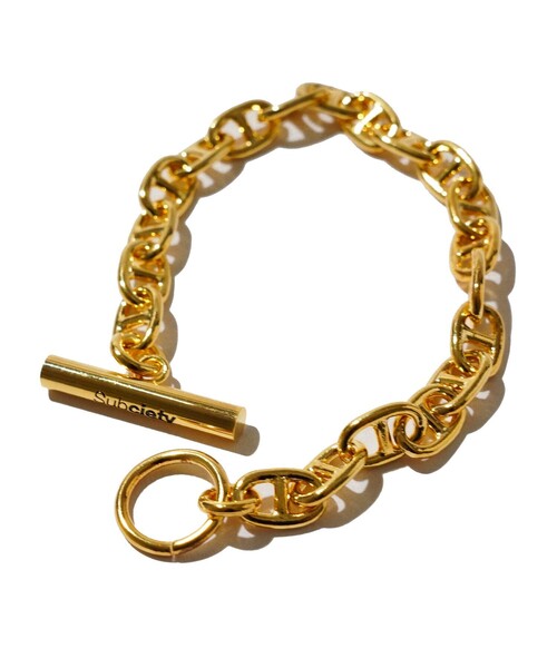 Subciety(サブサエティ)の「ANCHOR CHAIN BRACELET(ブレスレット・メンズ・シルバー/ゴールド・FREE)」の7枚目の写真