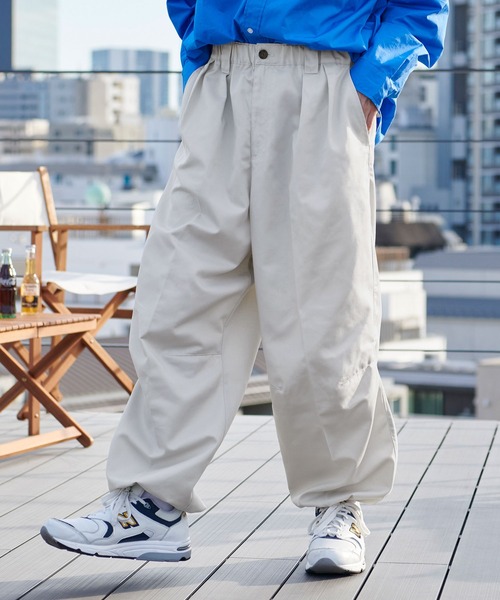 BARK MANHATTAN(バークマンハッタン)の「ワイドストレート2タックスノーチノパンツ(チノパンツ・メンズ・ネイビー/ベージュ/オリーブ/アイボリー/ブラック・M/L)」の11枚目の写真