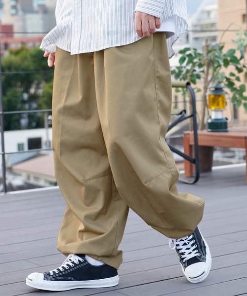 ダークビッケンバーグ ワッペン ジップポケット ストレート パンツ チノパンツ ダークビッケンバーグ ワッペン ジップポケット ストレート