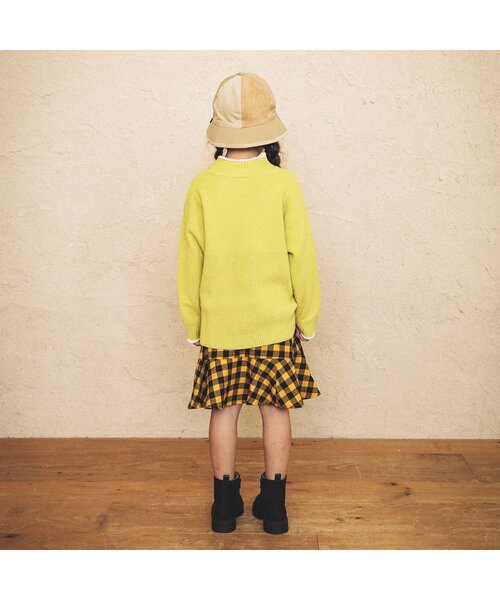 BREEZE(ブリーズ)の「モックネックニット(ニット/セーター・キッズ・イエロー/ブルー/ベージュ・120/100/140/90)」の7枚目の写真