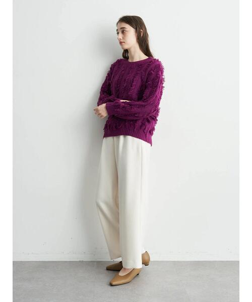 YECCA VECCA（イェッカヴェッカ）の「釦デザインワイドパンツ①（その他パンツ・レディース・オフホワイト・M/S）」の22枚目の写真