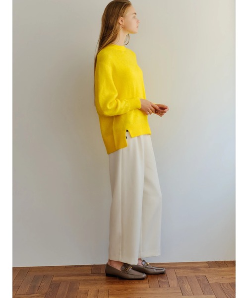 YECCA VECCA（イェッカヴェッカ）の「釦デザインワイドパンツ①（その他パンツ・レディース・オフホワイト・M/S）」の5枚目の写真