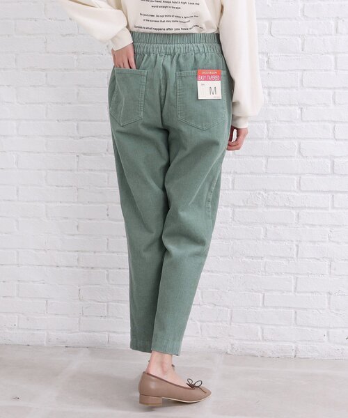 SHOO・LA・RUE(シューラルー)の「◆コーデュロイ イージーテーパードパンツ【SHOO WARM/美脚シルエット】(その他パンツ・レディース・キャメル/ライトグリーン/グレー/アイボリー・03/02/05/04/10/01)」の7枚目の写真