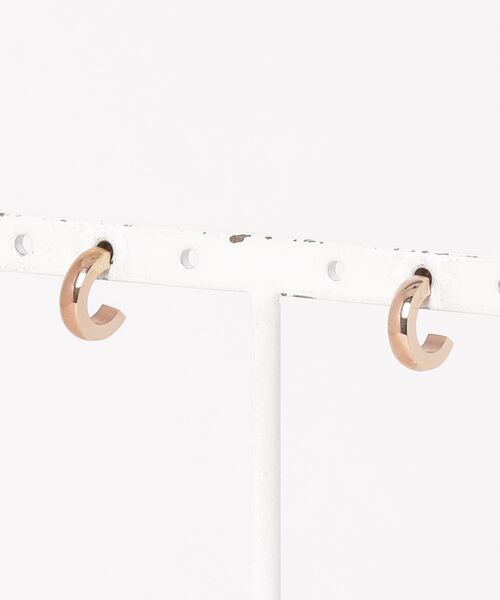 INNOCENT(イノセント)の「『サージカルステンレス316L』金属アレルギー対応10mmミニフープピアス(ピアス(両耳用)・レディース・ゴールド・FREE)」の1枚目の写真