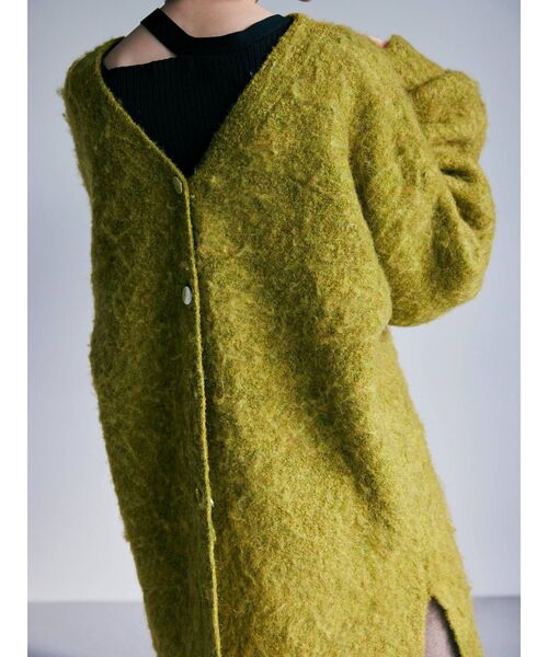 MURUA（ムルーア）の「【YUKKOコラボ】2WAYオーバーニットカーデ（カーディガン/ボレロ・レディース・グリーン/モカ/アイボリー・FREE）」の21枚目の写真