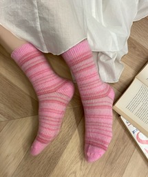 WEGO | WEGO/モケモケボーダーソックス(ソックス/靴下)