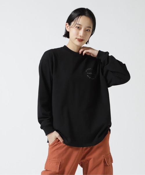 AVIREX（アヴィレックス）の「L/S VARSITY LOGO T-SHIRT/ バーシティロゴTシャツ（Tシャツ/カットソー・レディース・ホワイト系2/ダークグリーン系/ブラック・F）」の13枚目の写真