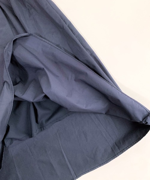 Q（キュー）の「ウエストマークフレアスカート（スカート・レディース・ベージュ/ネイビー・MEDIUM）」の8枚目の写真