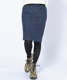 X-girl | INITIAL POCKET PENCIL SKIRT(デニムスカート)