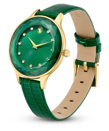 SWAROVSKI グリーンレザー 腕時計 稼働品 SWAROVSKI（スワロフスキー）の「【公式】【スワロフスキー