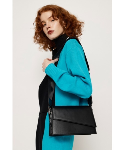 SLY（スライ）の「LIMITED ITEM 2WAY OBLONG BAG 2ウェイ オブロング バッグ（ショルダーバッグ・レディース・ブラック/カーキ・FREE）」の2枚目の写真