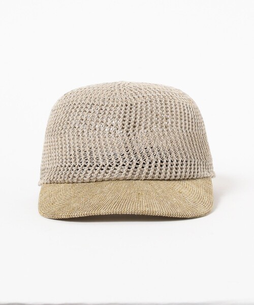 Ray BEAMS（レイビームス）の「Ray BEAMS / リビエラ キャップ（キャップ・レディース・ナチュラル/ブラック・ONE SIZE）」の4枚目の写真