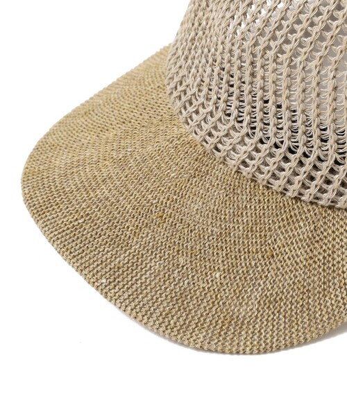 Ray BEAMS（レイビームス）の「Ray BEAMS / リビエラ キャップ（キャップ・レディース・ナチュラル/ブラック・ONE SIZE）」の5枚目の写真