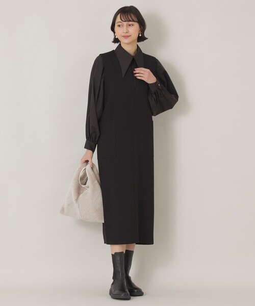 EPOCA THE SHOP(エポカザショップ)の「ロングカラーブラウス(シャツ/ブラウス・レディース・ホワイト/ブラック・38)」の8枚目の写真