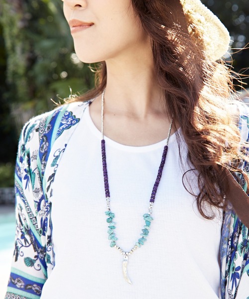 チャイハネ（チャイハネ）の「【チャイハネ】ターコファングMEN'Sネックレス（ネックレス・メンズ・シルバー/ゴールド・FREE）」の2枚目の写真