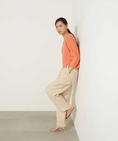 NATURAL BEAUTY BASIC(ナチュラルビューティーベーシック)の「【VERY掲載】ダブルクロスカーゴパンツ(カーゴパンツ・レディース・ベージュ/ライトグリーン/ピンク・SMALL/MEDIUM)」の11枚目の写真