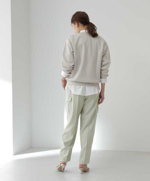 NATURAL BEAUTY BASIC(ナチュラルビューティーベーシック)の「【VERY掲載】ダブルクロスカーゴパンツ(カーゴパンツ・レディース・ベージュ/ライトグリーン/ピンク・SMALL/MEDIUM)」の18枚目の写真