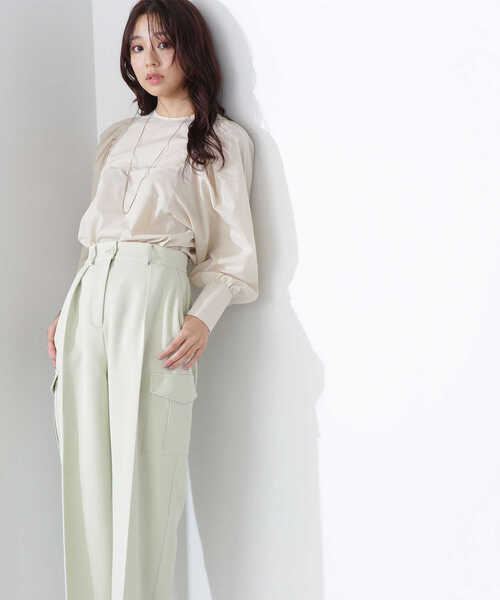 NATURAL BEAUTY BASIC(ナチュラルビューティーベーシック)の「【VERY掲載】ダブルクロスカーゴパンツ(カーゴパンツ・レディース・ベージュ/ライトグリーン/ピンク・SMALL/MEDIUM)」の20枚目の写真