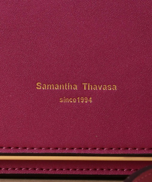 Samantha Thavasa(サマンサタバサ)の「スクエアショルダーバッグ 横長サイズ(ショルダーバッグ・レディース・ブラウン/グレイッシュベージュ/マジェンタ/ブルー・FREE)」の11枚目の写真