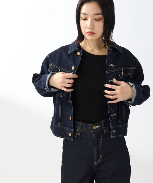 THE SHOP TK （ザ ショップ ティーケー ）の「◆【スッキリキレイ/洗える】コットンリブクルーTシャツ（Tシャツ/カットソー・レディース・ブラック/ライトベージュ/ホワイト系/ブラウン系・13/11/12）」の21枚目の写真