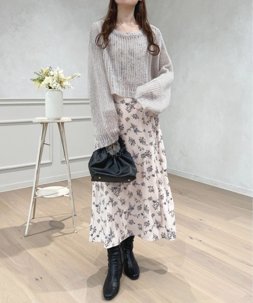 apres jour（アプレジュール）の「ラメシアーニット【ZOZOTOWN限定アイテム】（ニット/セーター・レディース・ライトブルー/オフホワイト/ピンク/ライトグレー・フリー/X-LARGE）」の19枚目の写真