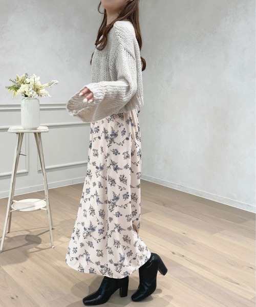 apres jour（アプレジュール）の「ラメシアーニット【ZOZOTOWN限定アイテム】（ニット/セーター・レディース・ライトブルー/オフホワイト/ピンク/ライトグレー・フリー/X-LARGE）」の20枚目の写真