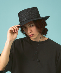 ABAHOUSE | 【RUBEN/ルーベン】LONGBRIM BOATER HAT / ロングブリムハット(ハット)