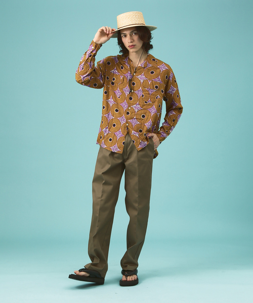 ABAHOUSE（アバハウス）の「【RUBEN/ルーベン】LONGBRIM BOATER HAT　/　ロングブリムハット（ハット・メンズ・ブラック/ベージュ・フリー）」の5枚目の写真