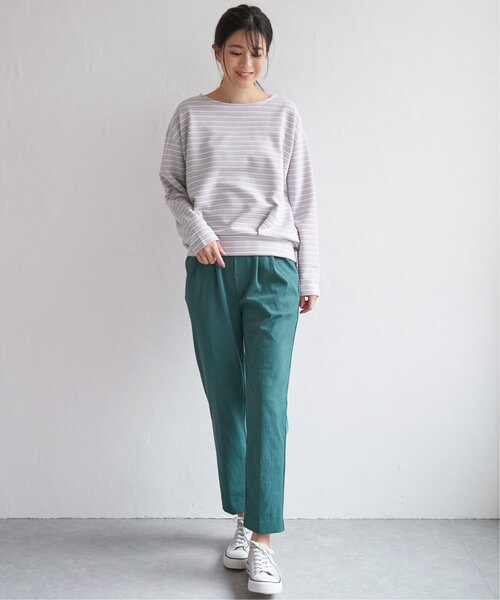 ikka（イッカ）の「リップル裾タックプルオーバー（Tシャツ/カットソー・レディース・ベージュ/オフホワイト/スカイブルー/イエロー・M/S/L）」の17枚目の写真