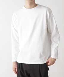 THE SHOP TK  | 【洗濯してもヘタレにくい】ロングスリーブジャケットTシャツ(Tシャツ/カットソー)