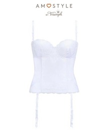 AMOSTYLE BY Triumph | WEB限定価格 ブライダルインナー コサージュ2【B,C,Dカップ】 AMST2007 Corsage2 ビスチェ(その他アンダーウェア/インナー)