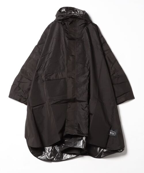 KiU(キウ)の「KIU(キウ) NEW STANDARD RAIN PONCHO K163-249(ポンチョ・レディース・ネイビー/ブラック・F)」の1枚目の写真