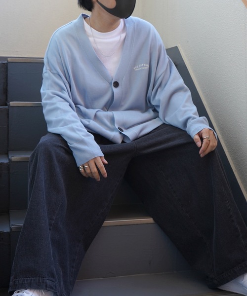 25SS【RED CAP GIRL】 バックイラスト ビッグシルエット ニット