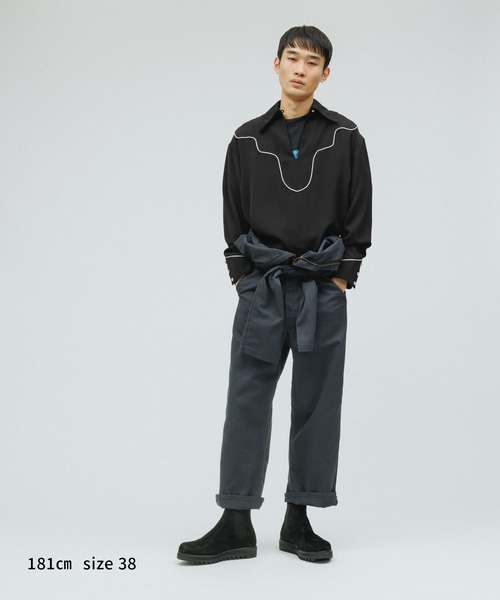 M TO R（ムウトアール）の「［BLOUSE］WESTERN MOOD SHIRTS（シャツ/ブラウス・レディース・ホワイト/ブラック・40/38）」の9枚目の写真