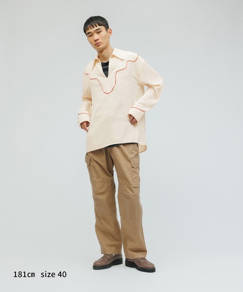 M TO R（ムウトアール）の「［BLOUSE］WESTERN MOOD SHIRTS（シャツ/ブラウス・レディース・ホワイト/ブラック・40/38）」の12枚目の写真