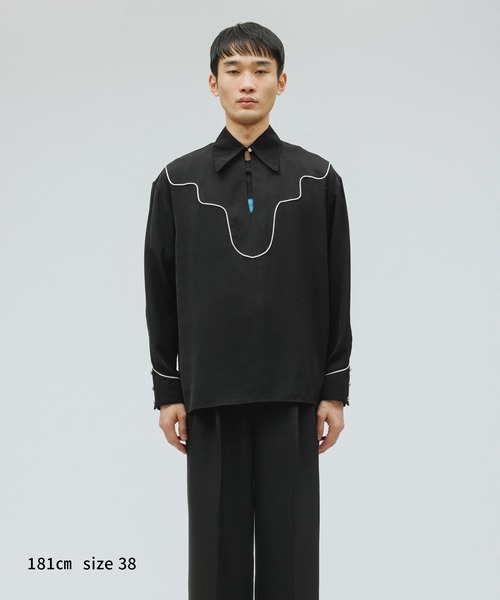 M TO R（ムウトアール）の「［BLOUSE］WESTERN MOOD SHIRTS（シャツ/ブラウス・レディース・ホワイト/ブラック・40/38）」の18枚目の写真