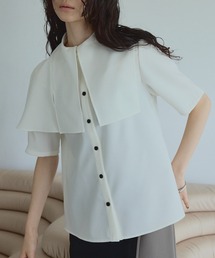 UNITED TOKYO | アシメケープブラウス(シャツ/ブラウス)