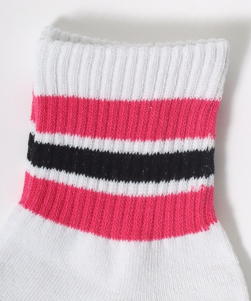 FRUIT OF THE LOOM（フルーツオブザルーム）の「FRUIT OF THE LOOM（フルーツオブザルーム）ラインソックス10Pソックス（ソックス/靴下・メンズ・ホワイト系その他・25cm～27cm）」の7枚目の写真