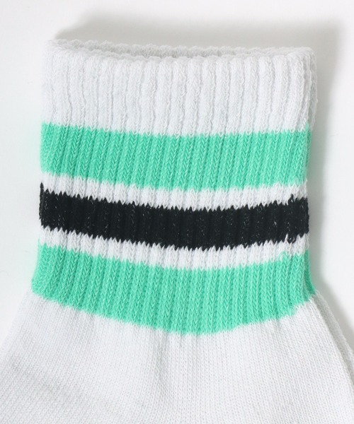 FRUIT OF THE LOOM（フルーツオブザルーム）の「FRUIT OF THE LOOM（フルーツオブザルーム）ラインソックス10Pソックス（ソックス/靴下・メンズ・ホワイト系その他・25cm～27cm）」の9枚目の写真